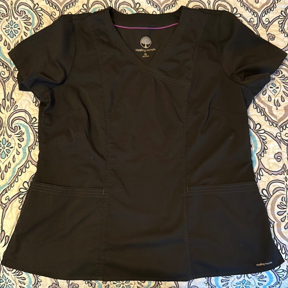Healing Hands Purple Label XL Scrub Top